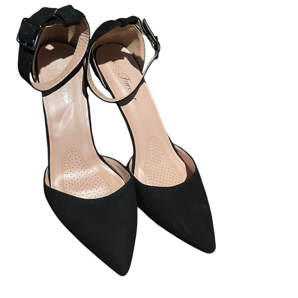 Forever size 10 Elegant Black Women's Heels new never worn